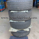 JDM EP3 Type R Gunmetal Wheels with Tires 